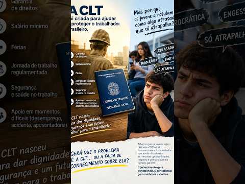 CLT destruída. Um crime hediondo. - Vídeo educacional Evolucao Orbital sobre orientação profissional e carreira